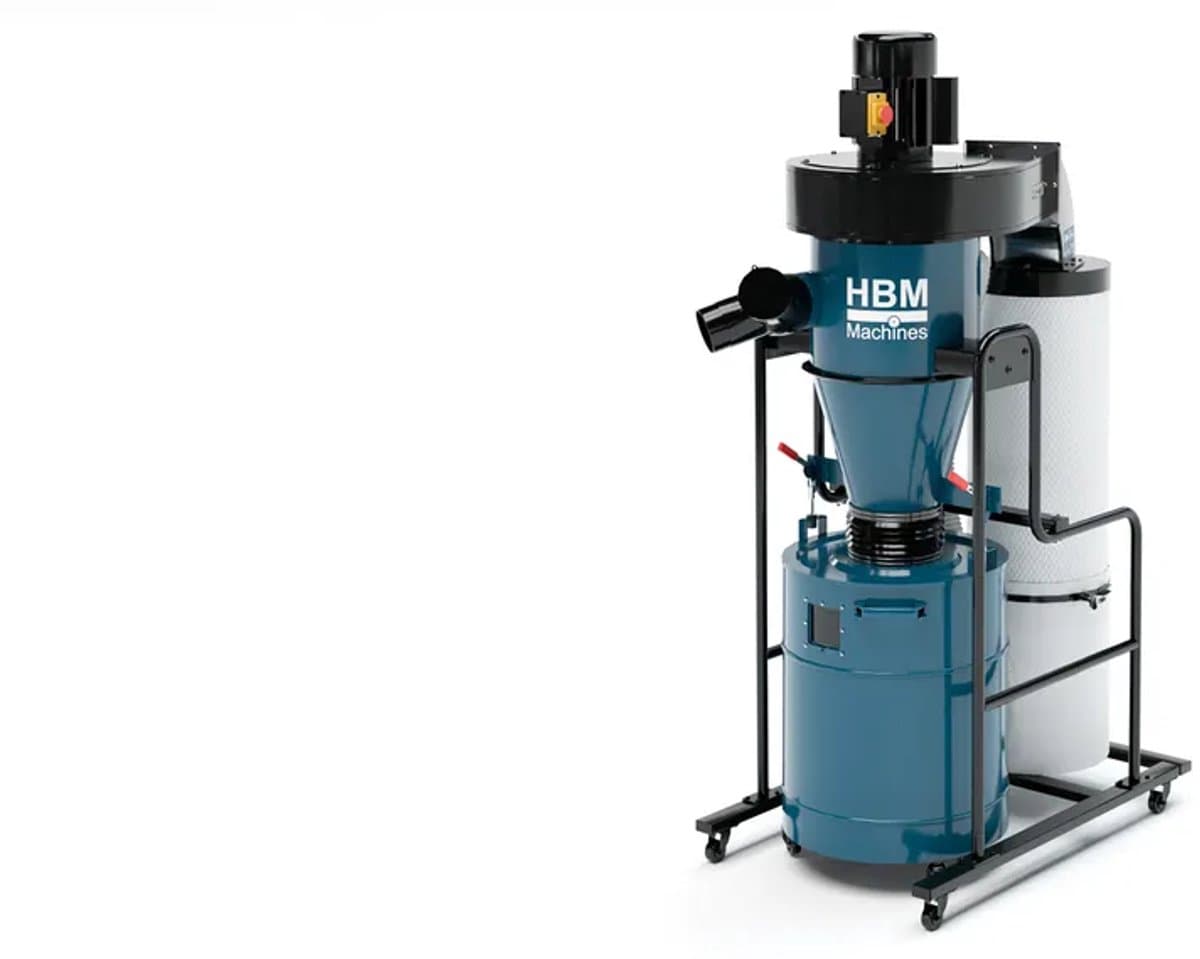 HBM Mobiele Stofafzuiginstallatie / Stofafzuiger 2200 Watt — afbeelding 1