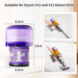 Gelijkwaardige aan origineel, HEPA filter geschikt voor DYSON V12 Slim & Detect Slim, SV46 — thumbnail 2