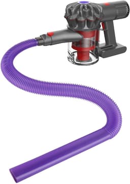 1stuk - Stofzuigeraccessoire - Compatibel met Dyson V6 tot V15-modellen - Wasdrogerreinigingsset - Flexibele slang met adapter - Reinigingsgereedschap - Paars — thumbnail 1