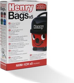 Numatic NVM-1CH HEPA stofzuigerzakken - 9 Liter - 70 stuks ( 14 dozen van 5 zakken) — thumbnail 1