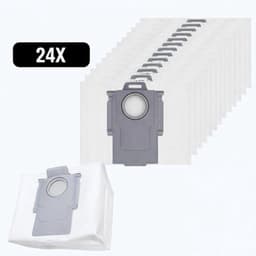 24x Stofzuigerzakken geschikt voor Roborock Q5+, Q7+ en Q7 Max+, S7 MaxV Ultra, S7 Pro Ultra, Q8+ max en pro, S8+ S8 Pro Ultra stofzakken zakken zuigstation - StrongFlow — thumbnail 1