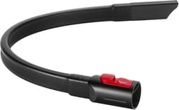 1stuk - Stofzuigeraccessoire - Spleetmondstuk - Compatibel met Dyson V7, V8, V10, V11, V15 - Flexibel - Lange slang - Voor wasdrogerventilatieopeningen, autoreiniging en smalle ruimtes - Zwart — thumbnail 1