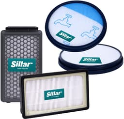 Sillar 2x stofzuigerfilters voor stofzuiger zonder zak - filterset - HEPA, wasbaar schuimfilter - anti-allergeen - geschikt voor Rowenta Tefal Compact Power - vervanging voor filters ZR903501 RS-RT900574 ZR005901 — thumbnail 4