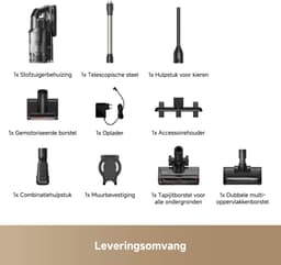 MOVA G70 Complete - Snoerloze Steelstofzuiger met Robotarm - 225 AW Zuigkracht - Telescopische Steel - Anti-klit (Huisdierenharen) - Inclusief Meerdere Opzetstukken — thumbnail 2