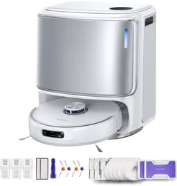 Narwal Freo Z10 Ultra + 1 x cycloonborstel zonder klitten, 6 x dweilpads, 4 x zijborstel, 2 x vloerreinigingsmiddel, 3 x stofzak voor basisstation, 2 x filter voor stofbak, 3 x vervangbare inzetbak, 4 x plintdoek — thumbnail 1