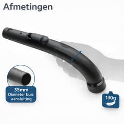 Pistoolgreep en zuigbuis set geschikt voor Miele C2 C3 S500 S600 S4 S5 35MM - Stofzuigerhandvat - Ergonomisch ontwerp — thumbnail 5