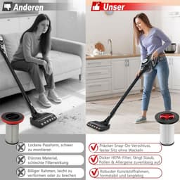 Twee stofzuigerfilterpatronen, vervangingsfilters Geschikt voor Bosch Gen2/8-serie/S8-stofzuigers, vervangingsfilterpatronen en filterchips. — thumbnail 4