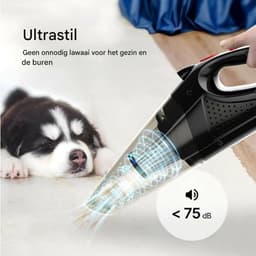 Ynkkvre - handstofzuiger - met ultrakrachtige motor 42000 TR/min – draadloos, 5000Pa zuigkracht – LED verlichting voor nat en droog reinigen — thumbnail 3