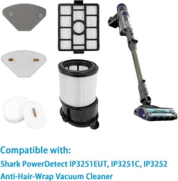 Filteraccessoires Gescht voor Shark PowerDetect IP3251EUT IP3251C IP3251 IP3252 DuoClean Anti Hair Wrap Plus accustofzuiger, reserveonderdelen (11 stuks) — thumbnail 2