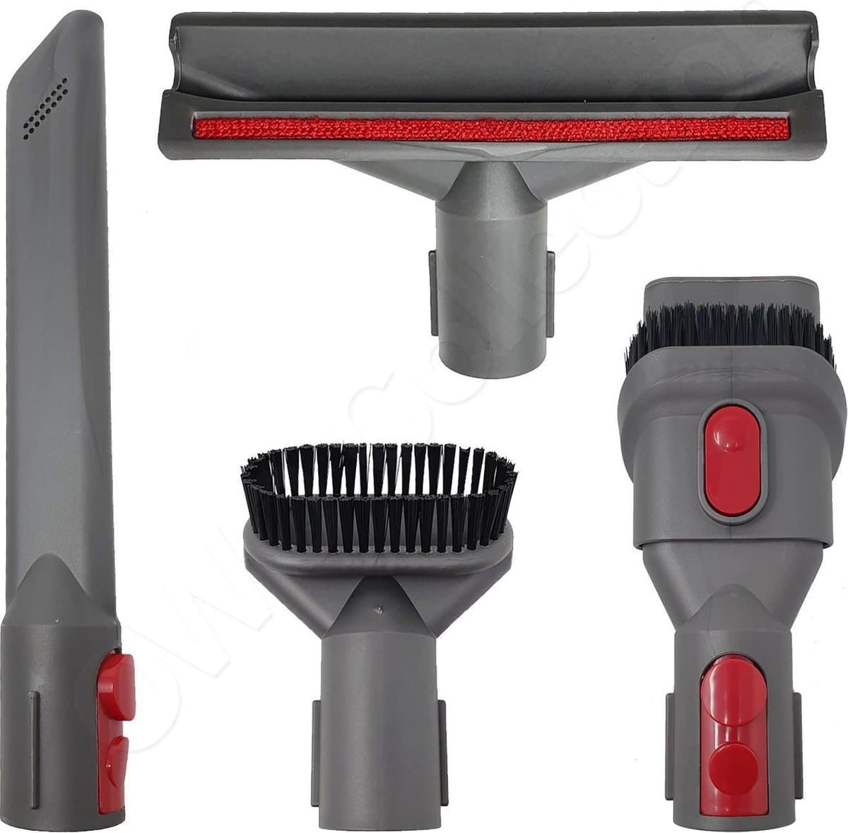 Borstel accessoire zuigmond set - borstels accessoires zuigmonden set 4 delig - geschikt voor Dyson V7 V8 V10 V11 V15 sv10 sv11 sv12 sv14 sv16 sv17 sv22 — afbeelding 1