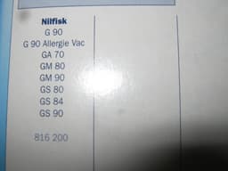 Nilfisk stofzuigerzakken G-serie Variant NI01cap — thumbnail 3