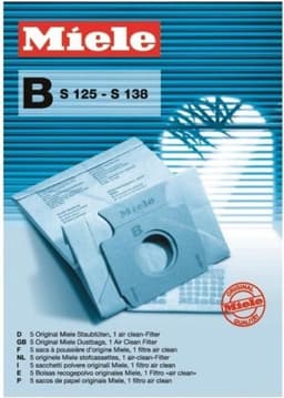 stofzuigerzak papier (doos) type B 5st. — thumbnail 5