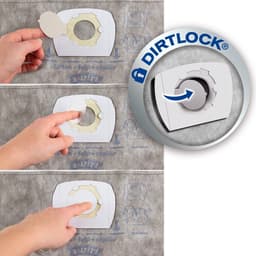 Swirl KÄ3 stofzuigerzakken geschikt voor Karcher - 3 stuks - voor series WD3 - MV3 - SE 4001 - SE 4002 — thumbnail 4