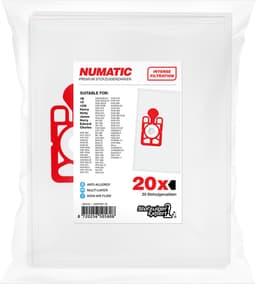 20x Henry Stofzuigerzakken geschikt voor Numatic Henry / Hetty / Harry / James / EcoLab Blue Vac - High Air Flow - Intense Filtration - A-Kwaliteit stofzakken - Duurzaam Scheurvast Materiaal - Voordelig en gelijk aan prestaties als origineel! — thumbnail 2