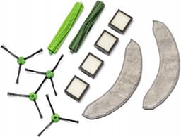 FILTER FILTERS MOP KIT vervanging voor iRobot Roomba COMBO J7 J7+ J9 J9+ PLUS - Inhoud verpakking: 4 stuks x zijborstels met schroeven 4 stuks x Hepa filters 2 stuks x walsborstels 2 stuks x mop 1 borstel - Hoogwaardige vervanging — thumbnail 5