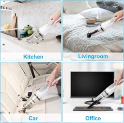 9000pa Draadloze Handstofzuiger - Krachtige 120W - 30 Min Werkduur - USB Oplaadbaar - Voor Thuis Auto Kantoor — thumbnail 5