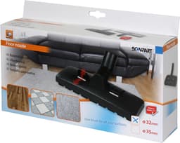 Scanpart stofzuigermond 32 mm - Geschikt voor AEG Electrolux LG Philips Nilfisk - Voor harde en zachte vloeren - Stofzuigermondstuk - Universeel — thumbnail 2