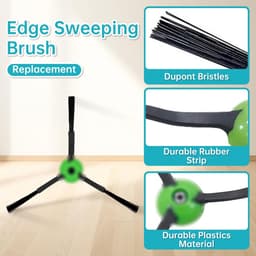 PolkaHome® 20-delige vervangingsset geschikt voor iRobot Roomba Combo i3+ i5 i5+ j5 j5+ – 2 hoofdborstels, 4 zijborstels, 4 HEPA-filters, 4 stofzuigerzakken, 4 dweilpads, 1 schroevendraaier, 1 2-in-1 borstel en mesje – accessoires & onderdelen — thumbnail 2