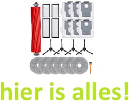 Grote accessoireset compatibel met Roborock Q Revo Pro / S / MaxV / Pro - Hoogwaardige vervanging — thumbnail 1