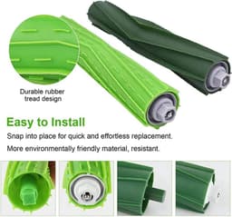 18 onderdelen geschikt voor iRobot Roomba i7 i7+ i3 i3+ i4 i4+ i5 i5+ i6 i6+ i8 i8+ E5 E6 E7 - stofzuigeronderdelen - 6 stofzuigerzakken / 5 HEPA-filter / 5 zijborstel / 2 wals — thumbnail 4