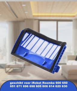 Accessoires geschikt voor iRobot Roomba 600 650 651 671 696 698 605 606 614 620 630 serie: 2 sets rollerborstels als reserveonderdelen — thumbnail 4