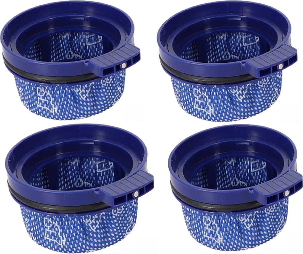 Replacements filters geschikt voor Samsung Jet 85 en 95 steelstofzuiger - 4 filters — afbeelding 1