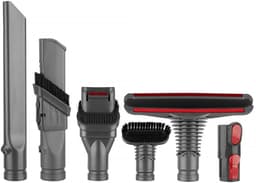 YONO Opzetstuk Accessoires Set geschikt voor Dyson V16/V15/V11/V10/V8 - Mondstuk - Zuigmond - Borstel - Onderdelen Steelstofzuiger - 6in1 Accessoires — thumbnail 1