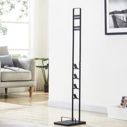 Houder Standaard Geschikt voor Dyson V15 / V11 / V10 / V9 / V8 / V7 / V6 Steelstofzuiger - Opberg Rek - Zwart — thumbnail 4