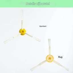BukkitBow - Accessoireset Geschikt voor iRobot Roomba 800 & 900 Serie - 2 Afzuigrollen, 4 Filters, 4 Zijborstels - Compatibel met 850, 860, 870, 880, 890, 980, 990 - 10 Delige Set — thumbnail 5