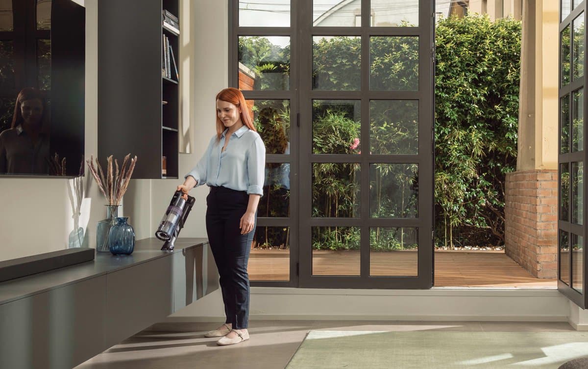 Hoover | HF1 Plus draadloze stofzuiger voor thuis met universele vloermondstuk, anti-verdraai borstel, 45 min looptijd, Quick Park & Go-modus, led-verlichting (HF1P10H) — afbeelding 1