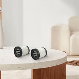 2-stuks filtervervanging spatronen - Geschikt voor TINECO - Gemakkelijk schoon te maken - Accessoires voor stofzuigerfilters - Onderdelen voor stofzuigers - Gemakkelijk te installeren - Filter Set Geschikt - Stofzuiger Onderdelen - Wit — thumbnail 3