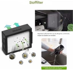 Stofzuigeraccessoireset - Navulling - Hoogwaardig filter - Robotstofzuiger - Borstels en rubberen onderdelen - geschikt voor iRobot i7 i7+ E5 E6 E7 - 6 artikelen — thumbnail 5