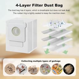PolkaHome® Vervangingsset geschikt voor iRobot Roomba Combo J7+/J9+/10 Max – 2 hoofdborstels, 4 zijborstels, 4 HEPA-filters, 4 stofzuigerzakken, 1 schroevendraaier, 1 2-in-1 borstel en mesje – accessoires & onderdelen — thumbnail 5