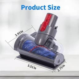 Stofzuigermondstuk - Zuigmond - Mini-turbo-borstel geschikt voor Dyson steelstofzuiger V7, V8, V10, V11, V15 - Onderdelen - Mondstuk Accessoires - voor bank, stoel, verwijdert bacteriën en alles — thumbnail 5