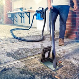 Tapijtreiniger - Tapijtwassers - Nat-Droogstofzuigers - Multifunctionele Stofzuiger - met Accessoires - Blaasfunctie - Stopcontact - voor Huis - Garage - Auto - Tapijt - 1500W - 18L - Blauw — thumbnail 4