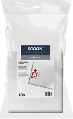 SQOON® Stofzuigerzakken geschikt voor Numatic NVM-1CH Henry/Hetty/James - Model 604015 - 10 stuks — thumbnail 2