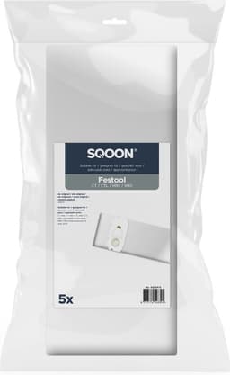 SQOON® Stofzuigerzakken Geschikt voor Festool CT / CTL / MINI / MIDI (tot 2019) - 5 Stuks — thumbnail 2