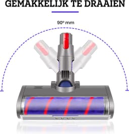 Vervangende Stofzuigermond Geschikt voor Dyson V15 / V11 / V10 / V8 & V7 Steelstofzuiger – Stofzuigeraccessoires – Stofzuigermondstuk - Onderdelen Stofzuiger – Kopstuk — thumbnail 4