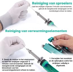 929D-V Elektrische Desoldeerbout: Efficiënt Desolderen Met Korte Laadgreep En Diverse Sproeiers — thumbnail 2