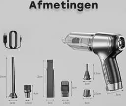 Fidelem® Krachtige Stofzuiger - Oplaadbare Autostofzuiger - 12000Pa-Kruimeldief -Handzame stofzuiger-Multifunctioneel-Blazer-Oplaadbaar — thumbnail 2