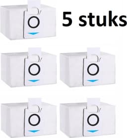 5 x stofzakken geschikt voor de Ecovacs Deebot X1 OMNI / T10 OMNI / X1 TURBO - Vuilafvoerzakken - Grote Capaciteit Stofzuigerzak - Hoogwaardige vervanging - Compatibel met model: Ecovacs: Deebot X1 OMNI T20 OMNI T10 OMNI X1 Turbo -5 stuks afvalzak — thumbnail 1