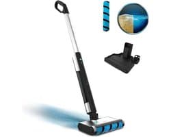 Elektrische Vloermop FreeGo Wash 40W - Autonomie 30 mins - Wet Jalisco - 420 ml Schoon Water - 150 ml Vuil Water - Automatische Verstuiver - Autoreinigende Basis