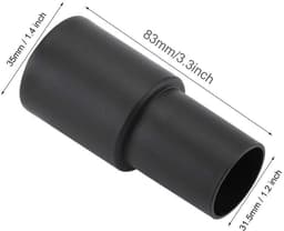 Dailygoods - Vacuum Cleaner Hose Set - Adapter Set - Zwart - 5-delige set - Geschikt voor 32-35mm adapters - Inclusief converter onderdelen — thumbnail 4