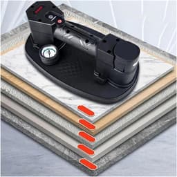 Elektrische Vacuümzuignap - Glaslifter Tegelzuiger - Verplaatsen van Materialen - Sterke Zuigkracht - 220 kg - Zwart — thumbnail 1