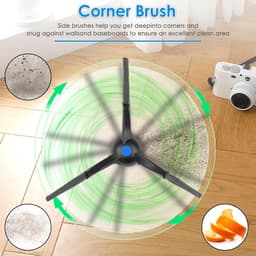 9-delige -1 rolborstel, 2 borstelrollen, 2 zijborstels, 2 stofzakken, 2 HEPA-filters - Voor ECOVACS DEEBOT X8 Pro Omni/ X8 Omni robotstofzuiger — thumbnail 4