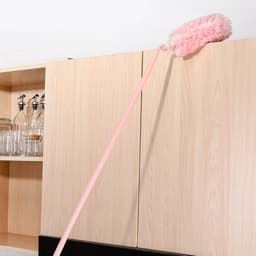 Kleine Plumeau - Stofverwijderaar Inklapbaar - Huis Reinigen - Verstelbare Kop - 36 cm - Roze — thumbnail 2