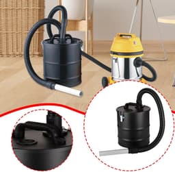 Stofafscheider Emmer - Aszuiger Container - Open Haard Schoonmaken - Metalen Hittebestendig - 18 Liter - Meerkleurig — thumbnail 4