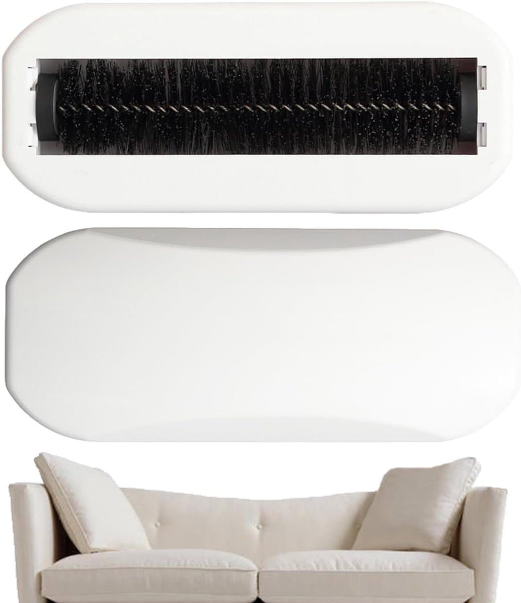 Tafelborstel Kruimels - Kruimelvanger Tafel - Snel Opruimen - Lift-and-Tip-Out Ontwerp - 19.8 cm - Wit — afbeelding 1