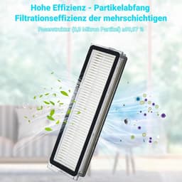 6-delige filterset Geschikt voor Roborock Qrevo Curve/Qrevo Pro robotstofzuigers — thumbnail 4