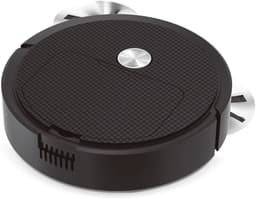 THEROB Smart robot stofzuiger met borstels en Veegdoek. 3 in 1.Zuigen, vegen en dweilen ZWART — thumbnail 1